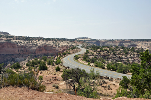 view from The Neck Overlook at Canyonlands National Park